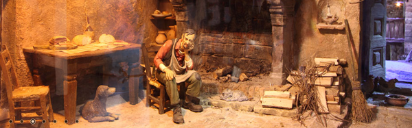 Presepe artistico animato in Romagna